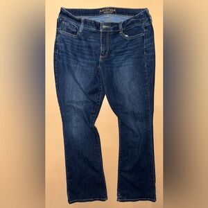 Arizona Jean Co. Women’s Bootcut Blue Jeans; Size 13 Short; Medium Wash